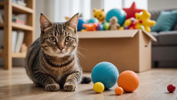 Des jouets captivants pour stimuler votre chat d'appartement